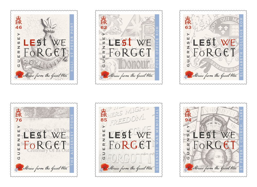 Set of 6 Stamps
